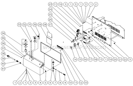 Part Location Diagram of 32-0677 Mi-T-M Transformer