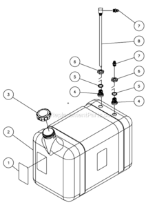 Part Location Diagram of 23-0409 Mi-T-M Nut