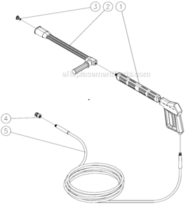 Part Location Diagram of 850-0178 Mi-T-M Dual Lance Assy