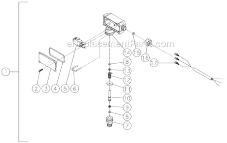 Part Location Diagram of 70-0306 Mi-T-M O-Ring Repair Kit