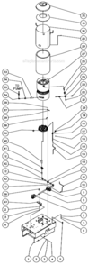 Part Location Diagram of 24-0001 Mi-T-M Cross