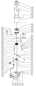 Gas Piping And Heat Exchanger Assembly After S/N 15023361 Diagram and Parts List for HLP-0703-0M10  Mi-T-M Pressure Washer
