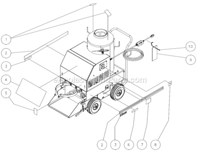 Part Location Diagram of 34-0825 Mi-T-M Decal - White Die Cut 1502