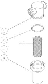 Part Location Diagram of 19-0024 Mi-T-M Strainer Cap