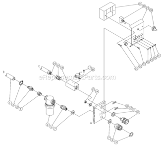 Part Location Diagram of 28-0050 Mi-T-M Washer