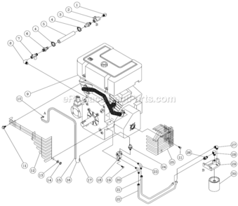 Part Location Diagram of 6-0065 Mi-T-M Guard - Muffler