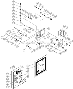 Part Location Diagram of 20-0309 Mi-T-M Control Panel