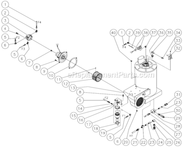 Part Location Diagram of 15-0174 Mi-T-M Hose Assy