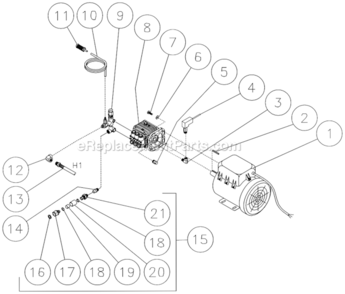 Part Location Diagram of 23-0243 Mi-T-M Adaptor