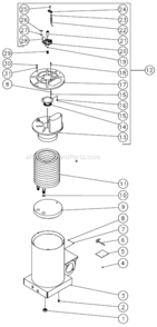 Part Location Diagram of 18-0310 Mi-T-M Fuel Nozzle