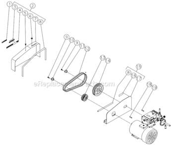 Part Location Diagram of 6-0064A01 Mi-T-M Beltguard Cover - Black