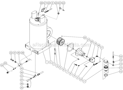 Part Location Diagram of 30-3031 Mi-T-M Locknut Ss M12-1.75p