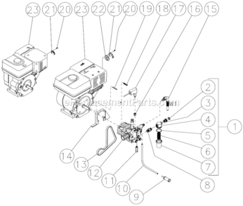 Part Location Diagram of 11-0037 Mi-T-M Belt