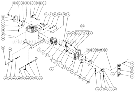 Part Location Diagram of 850-0361 Mi-T-M Boiler Assembly Complete