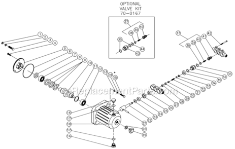 High Pressure Pump After S/N 15012067 Diagram and Parts List for HSP-2003-1MGV  Mi-T-M Pressure Washer