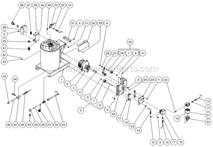 Heat Exchanger/Emf System After S/N 15035591 Diagram and Parts List for HSP-2003-3MGH  Mi-T-M Pressure Washer