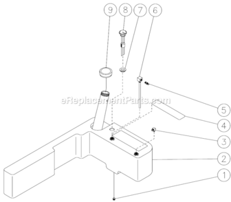 Fuel Tank Diagram and Parts List for HSP-3504-1MGH  Mi-T-M Pressure Washer