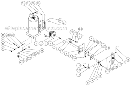 Heat Echanger/Emf System Diagram and Parts List for HSP-3504-1MGV  Mi-T-M Pressure Washer