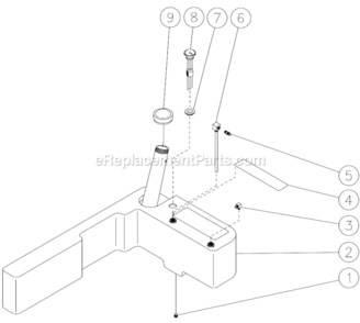 Fuel Tank Diagram and Parts List for HSP-3504-3MGR  Mi-T-M Pressure Washer