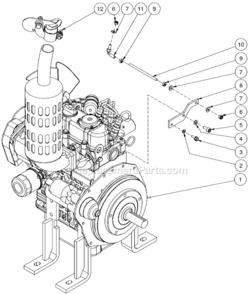 Page Y Diagram and Parts List for HSSERIES  Mi-T-M Pressure Washer