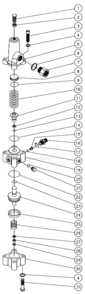 Page Ah Diagram and Parts List for HSSERIES  Mi-T-M Pressure Washer