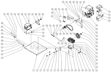 Page AT Diagram and Parts List for HVSSERIES  Mi-T-M Pressure Washer