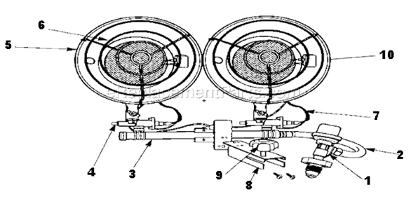 Part Location Diagram of 68-6008 Mi-T-M Thermocouple