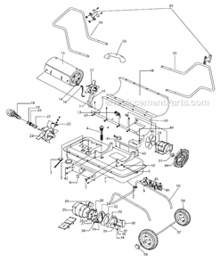 Part Location Diagram of 68-3007 Mi-T-M Power Cord
