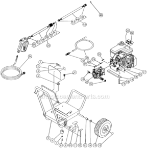 Part Location Diagram of 5-0123A20 Mi-T-M Frame