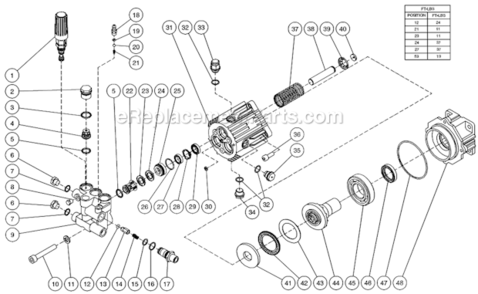 Part Location Diagram of 46-1108 Mi-T-M Packing Retainer