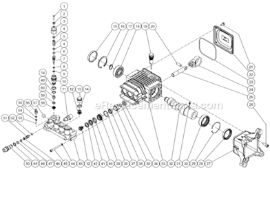 Part Location Diagram of 46-1244 Mi-T-M Flange