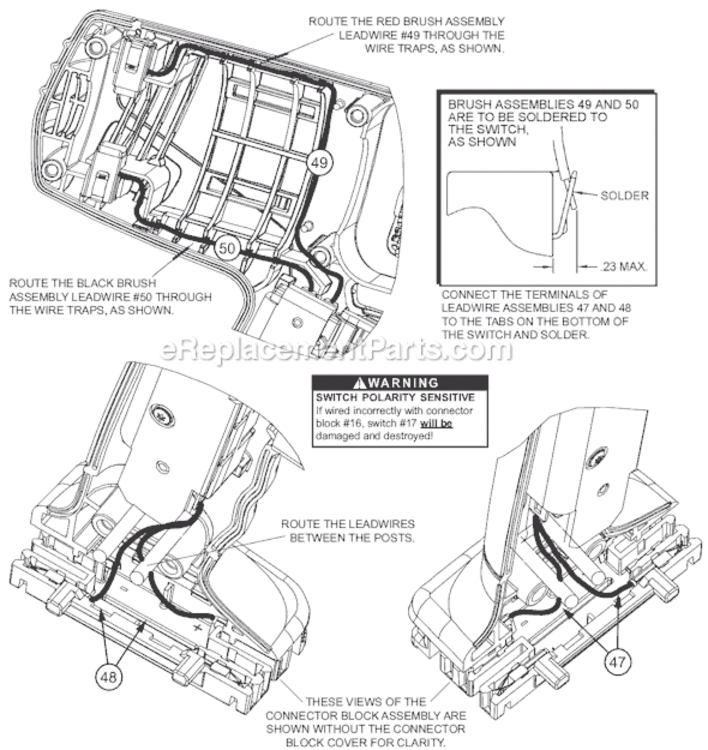 Page B Diagram and Parts List for 0779-22 SER A58A Milwaukee Impact Driver