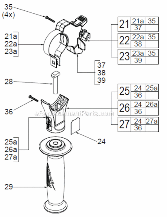 Page B Diagram and Parts List for 2306-22  Milwaukee Utility Vacuum