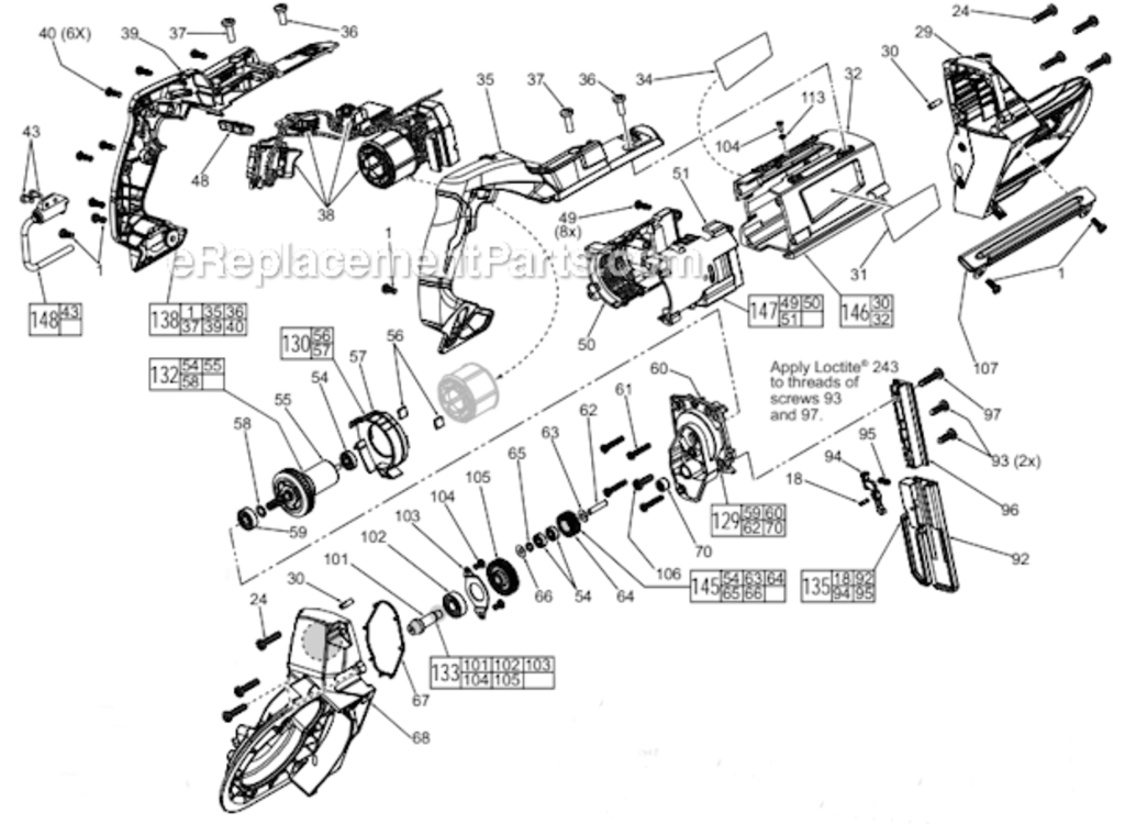 Page A Diagram and Parts List for 2729-21  Milwaukee Band Saw