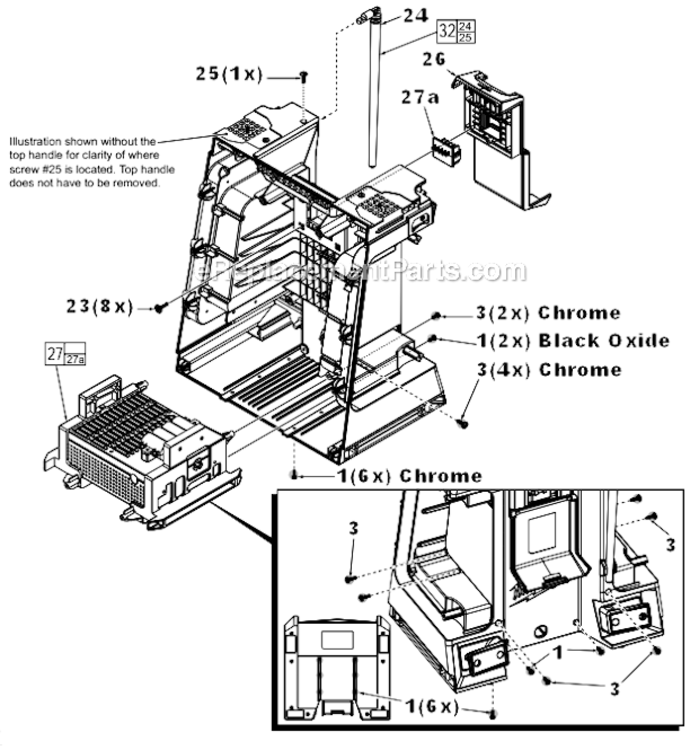 Page C Diagram and Parts List for 2792-20  Milwaukee Radio