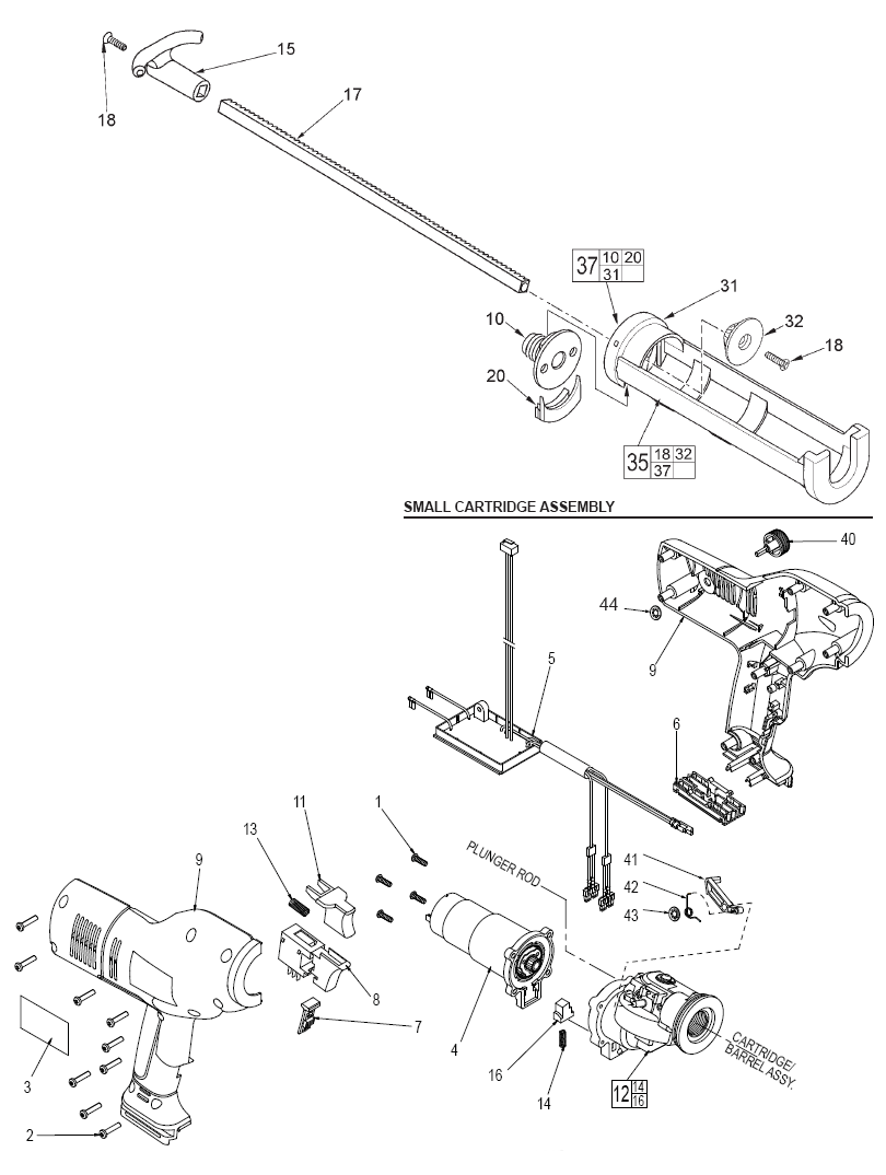 Fig-0 Diagram and Parts List for 6562-21  Milwaukee Miscellaneous