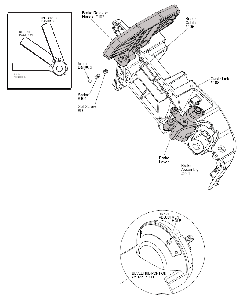 Fig-3 Diagram and Parts List for 6950-20  Milwaukee Saw