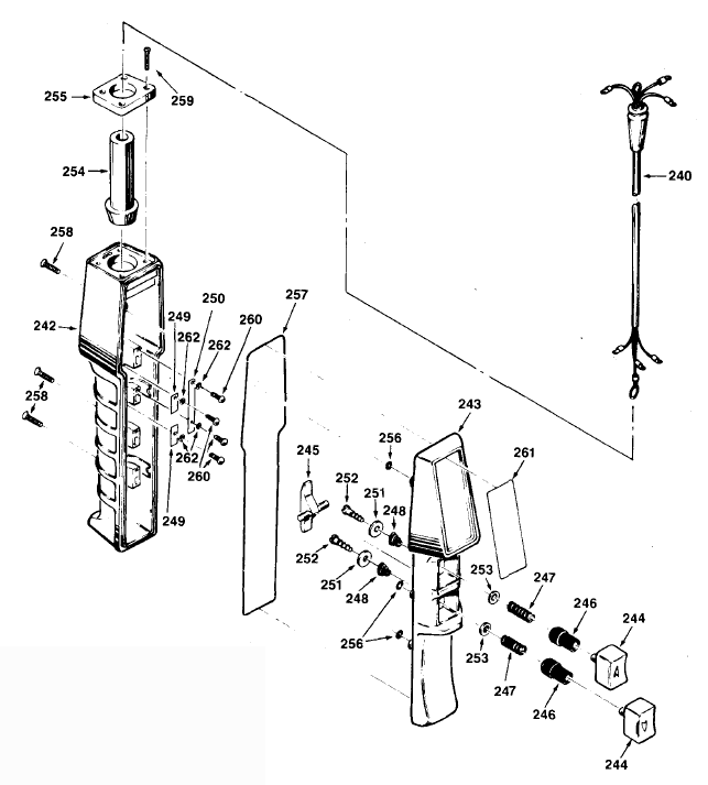 Fig-6 Diagram and Parts List for 9570  Milwaukee Hoist & Winch