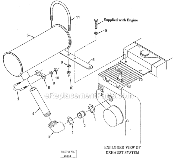 Page B Diagram and Parts List for 4452 SER 506-1001 Milwaukee Generator