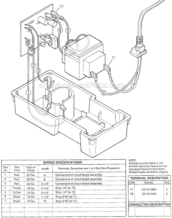 Page B Diagram and Parts List for 48-59-0210 SER ECIJ09A Milwaukee Charger