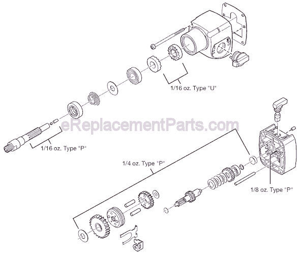 Page C Diagram and Parts List for 5380-21 SER B01A Milwaukee Hammer Drill