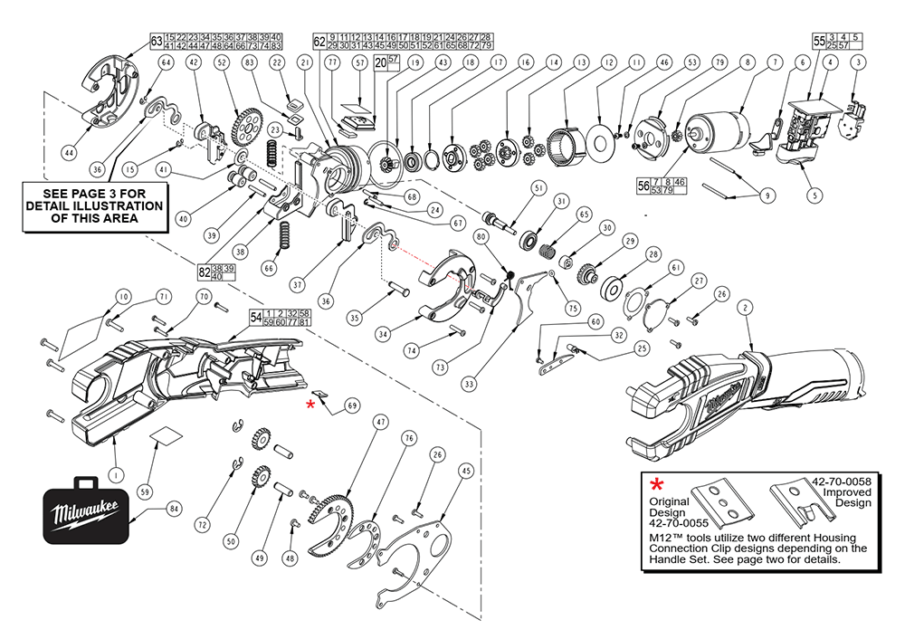 Fig-0 Diagram and Parts List for 2471-059 D30A Milwaukee Miscellaneous