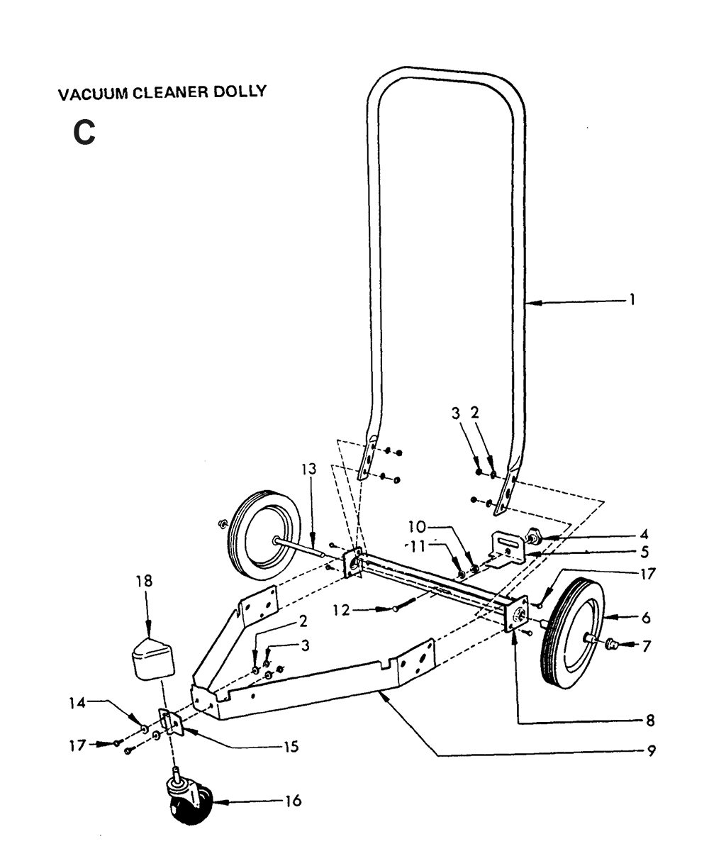 Fig-1 Diagram and Parts List for 8955 SERIES III Milwaukee Leaf Blower / Vacuum
