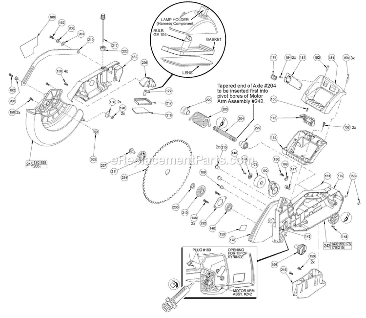 Page 6 Diagram and Parts List for 6955-20 B26A Milwaukee Miscellaneous