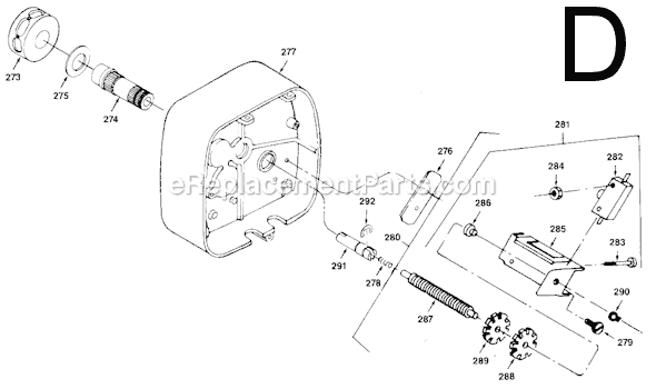 Page D Diagram and Parts List for 9561 SER 486 Milwaukee Hoist & Winch