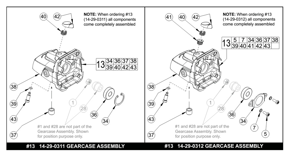 Fig-1 Diagram and Parts List for 6148-33 B73B Milwaukee Angle Grinder