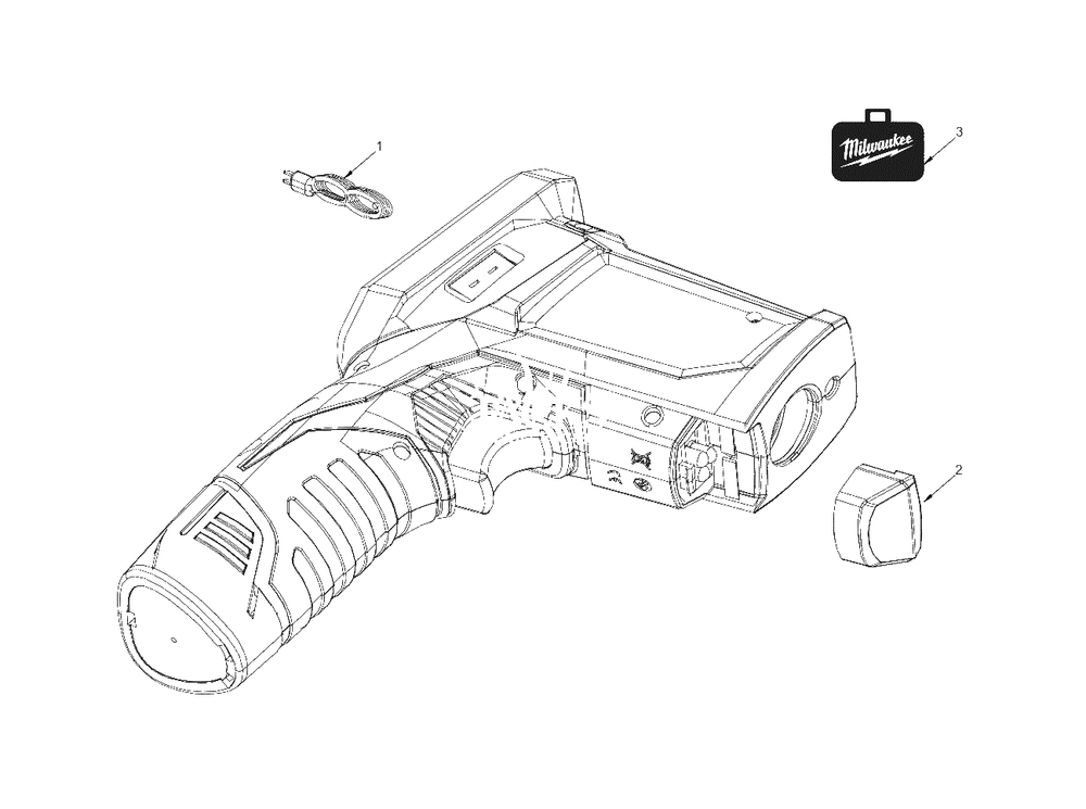 12v Ir Temp Meter Diagram and Parts List for 2276-21NST C19A Milwaukee Heat Gun