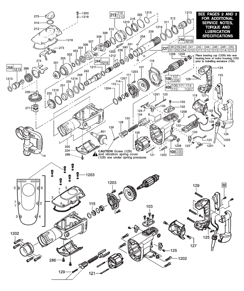 Fig-0 Diagram and Parts List for 5339-21  Milwaukee Demolition Hammer