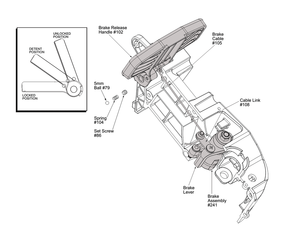 Fig-3 Diagram and Parts List for 6950-20 B27B Milwaukee Saw
