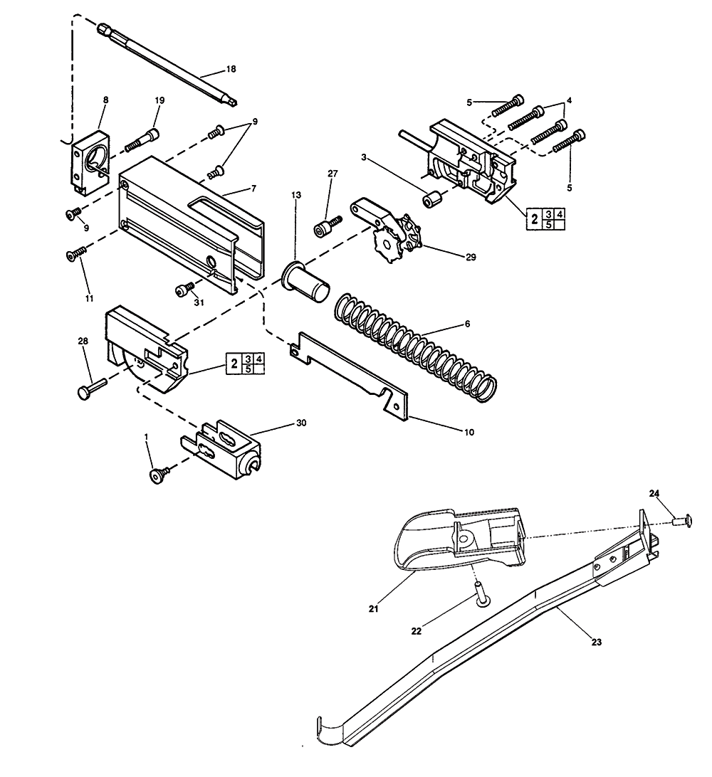 Fig-0 Diagram and Parts List for 48-95-0501  Milwaukee Miscellaneous